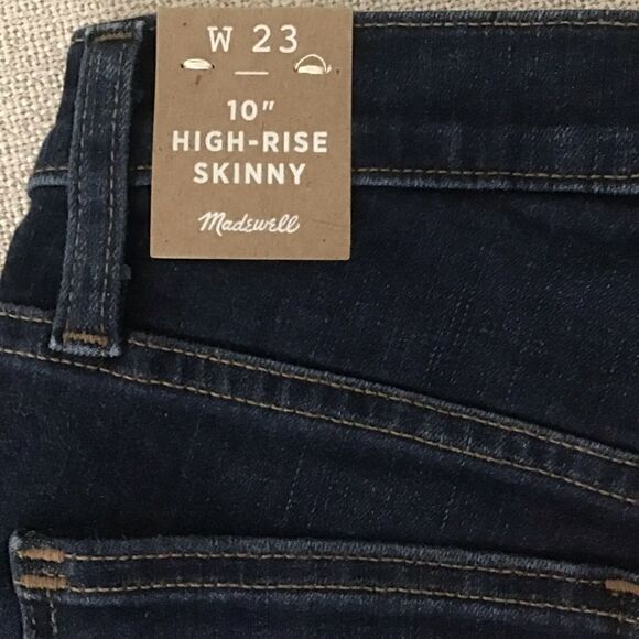 Madewell 10”High Rise Skinny Jeans NWT - Picture 8 of 9